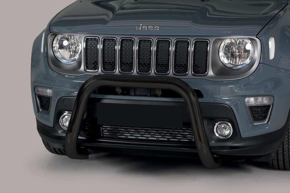 Pare Buffle Noir Ø76 Jeep Renegade 2018+ Ce (Super Bar)