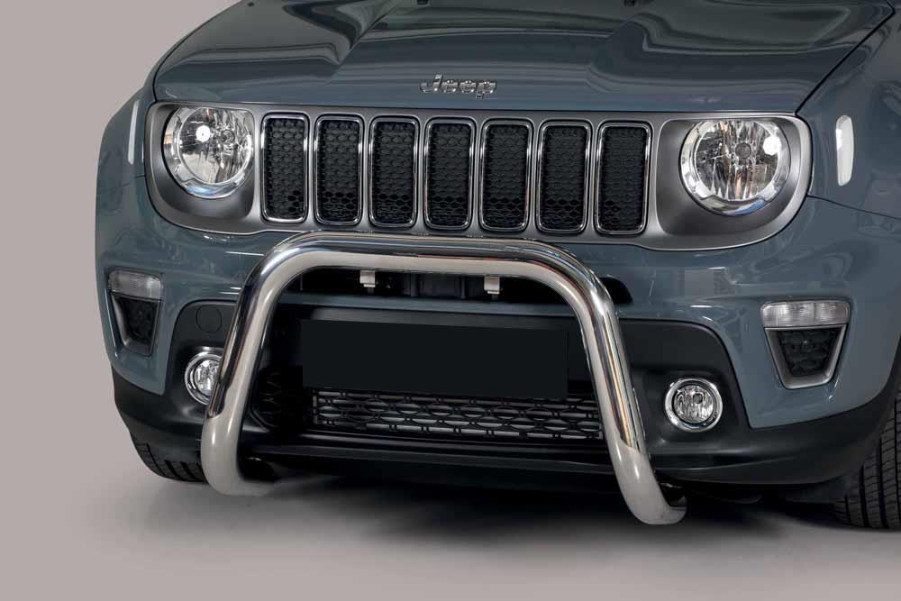 Pare Buffle Inox Ø76 Jeep Renegade 2018+ Ce (Super Bar)
