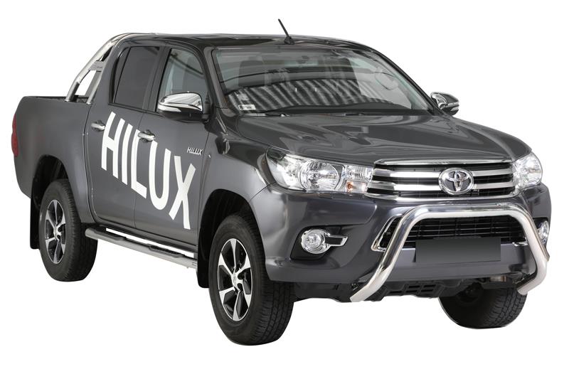 Pare Buffle Inox Ø76 Toyota Hilux 2016+ Ce (Super Bar)