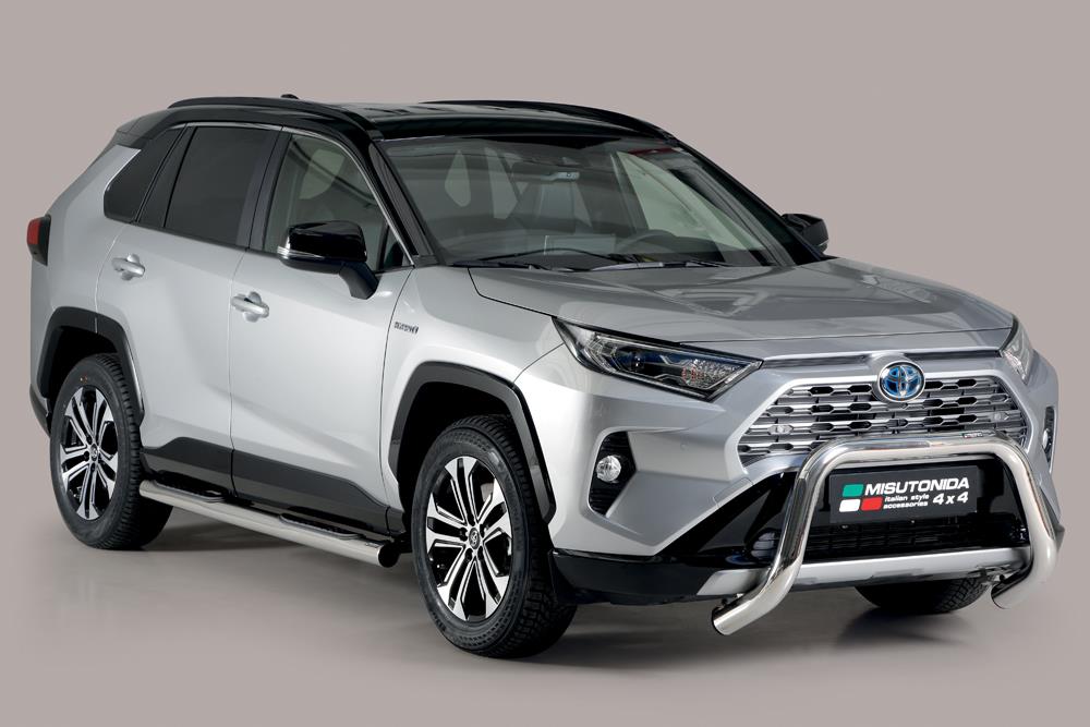 Pare Buffle Inox Ø76 Toyota Rav4 Hybrid 2019+ Ce (Super Bar)