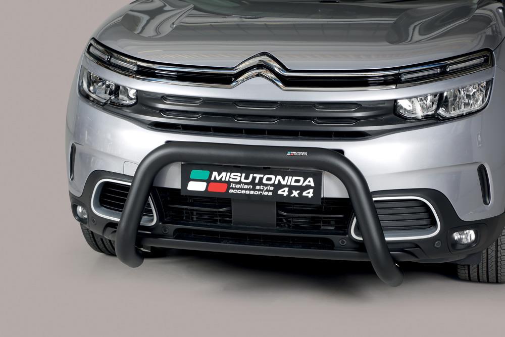 Pare Buffle Noir Ø76 Citroen C5 Aircross 2019+ Ce (Super Bar) Comp Acc Systeme
