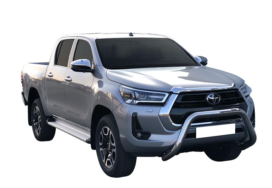 Pare Buffle Inox Ø76 Toyota Hilux 2021+ Ce (Super Bar)