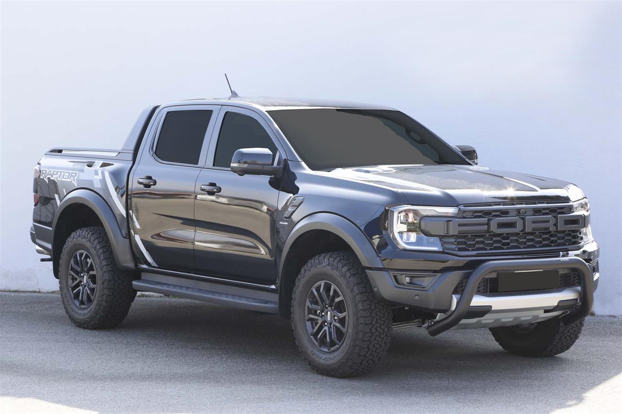 Pare Buffle Noir Ø 76 Ford Ranger Raptor 2023+ Ce (Super Bar) Comp Acc Systeme