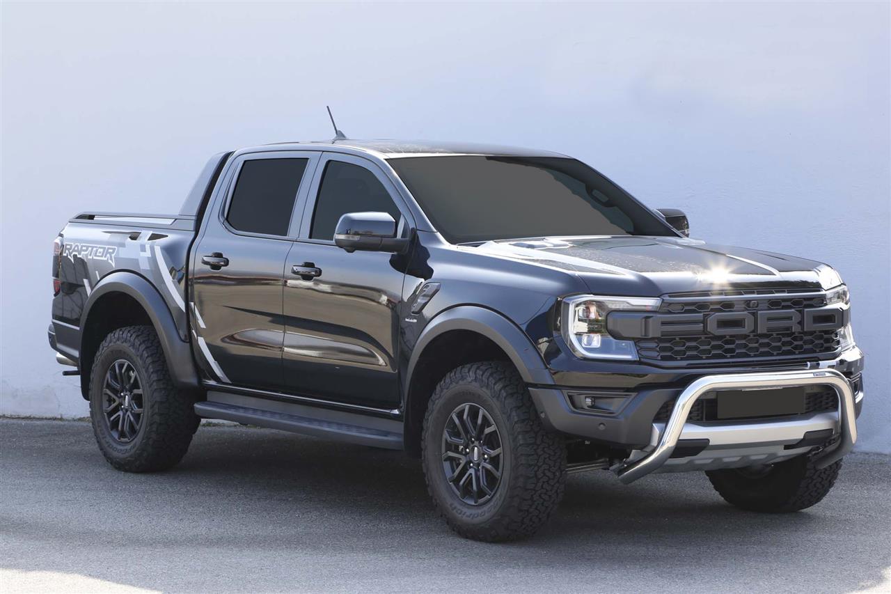 Pare Buffle Inox Ø76 Ford Ranger Raptor 2023+ Ce (Super Bar)  Comp Acc Systeme