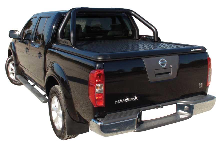 Couvre Benne Cover Alu Nissan Navara Dbl Cab C-Chanel 2005+Thermolaque Noir