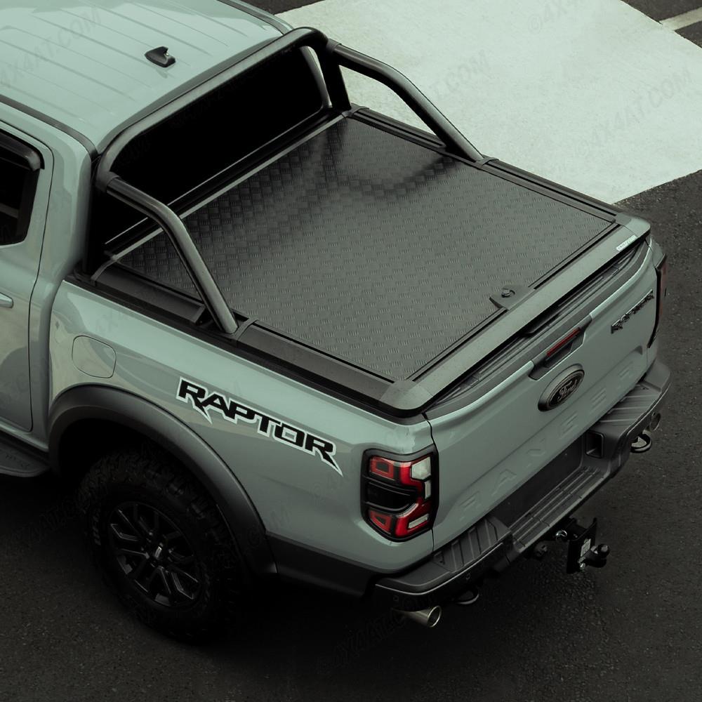 Roll Bar Noir Ø76 Compatible Avec Tonneau Cover Upstone Ford Ranger 2023+ (Sauf Wildtrak)