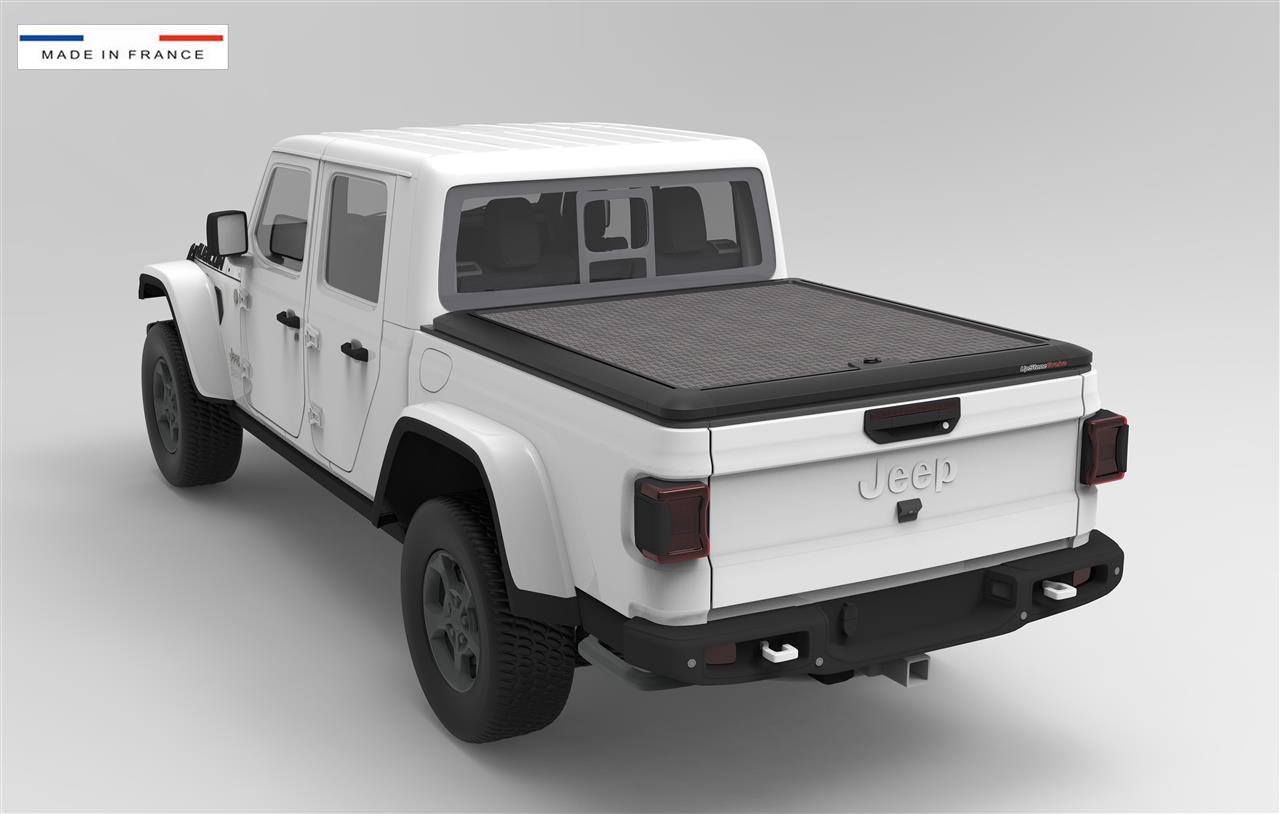 Tonneau Cover Alu V2 Jeep Gladiator - Aluminium
