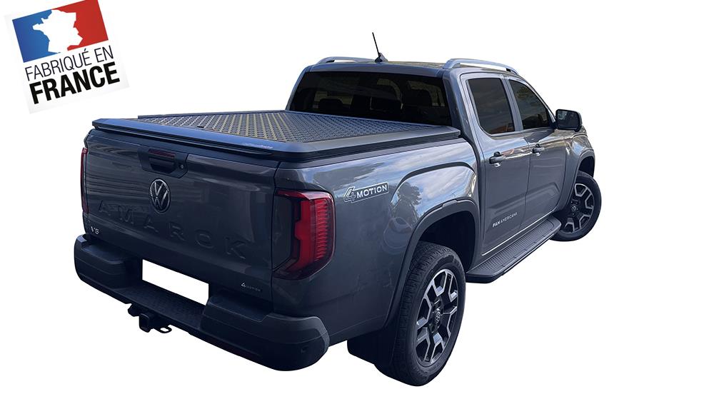 Tonneau Cover Alu V2 Noir Volkswagen Amarok/aventura 2023+Sans Arceau