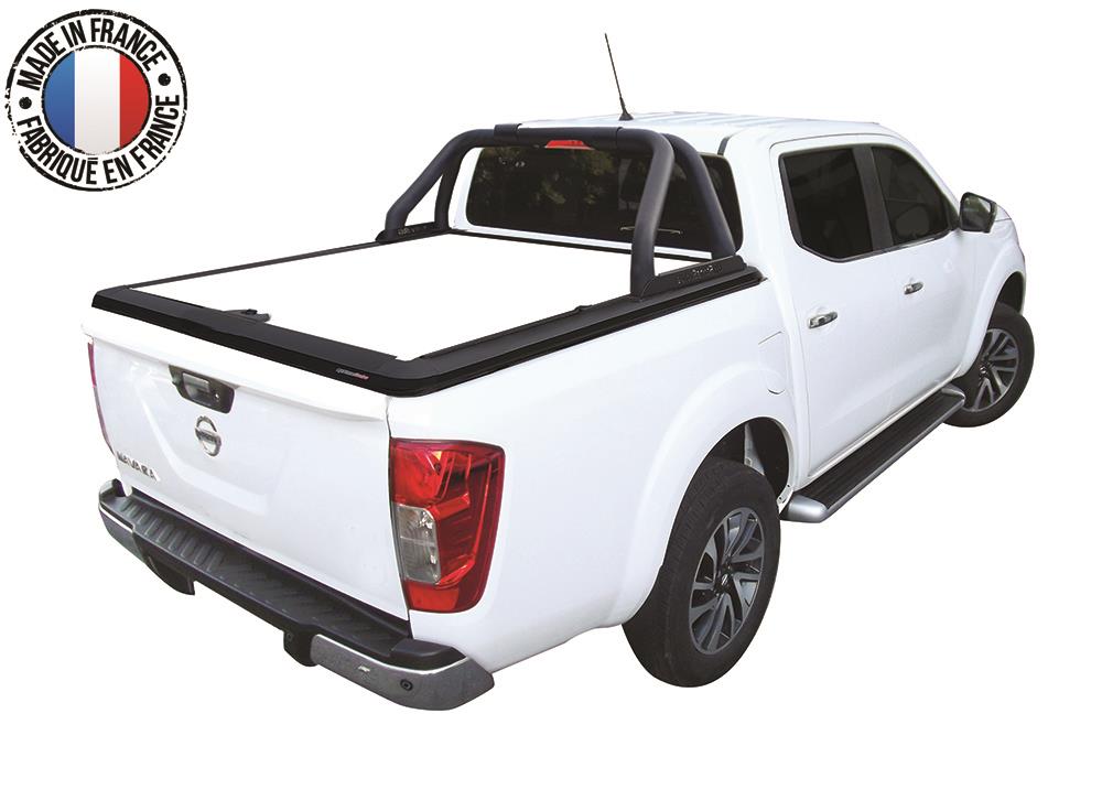 Tonneau Cover Alu V2 Nissan Np300 2016+ Double Cab Gris Glacier Clair (Klo)
