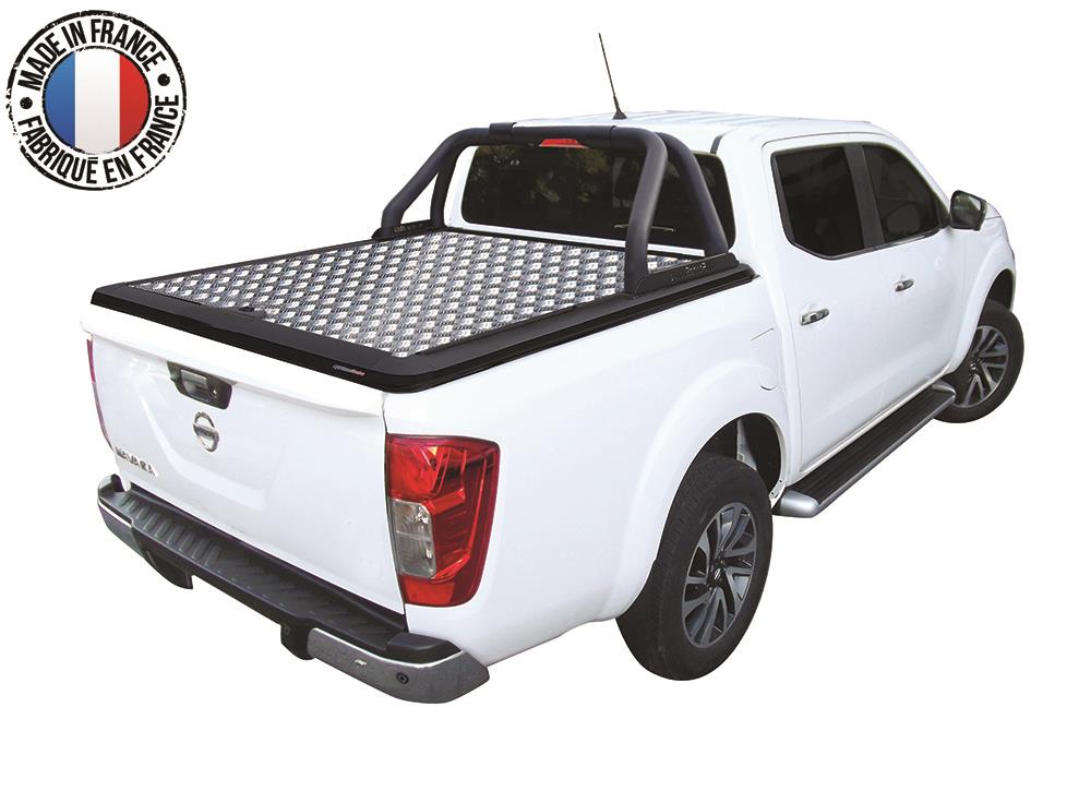 Tonneau Cover Alu V2 Nissan Np300 2016+ Double Cab - Aluminium