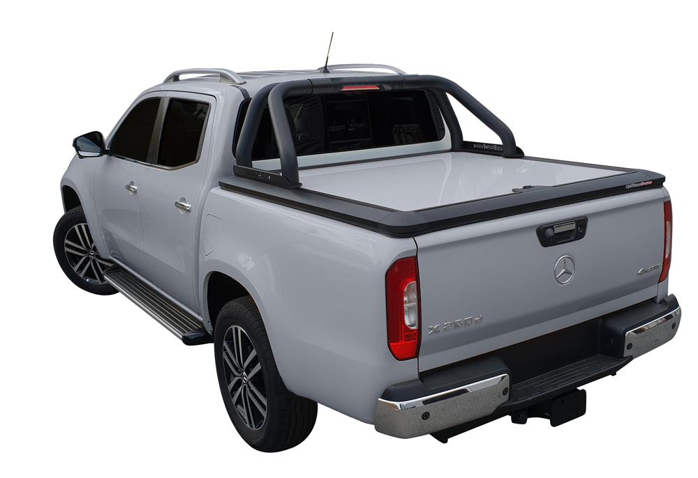 Tonneau Cover Aluminium V2 Mercedes Classe-X 2016+ Peint Argent Diamant 9988