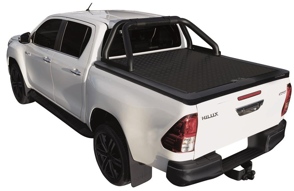 Tonneau Cover Alu V2 Toyota Hilux 2016+ Double Cab - Thermolaque Noir
