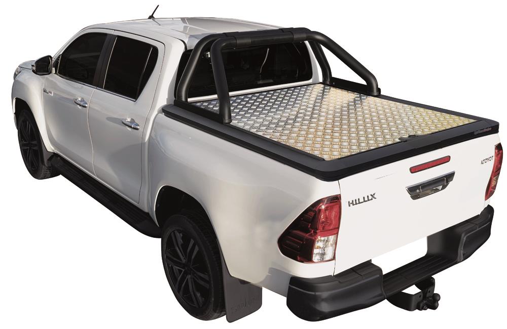 Tonneau Cover Alu V2 Toyota Hilux 2016+ Double Cab - Aluminium