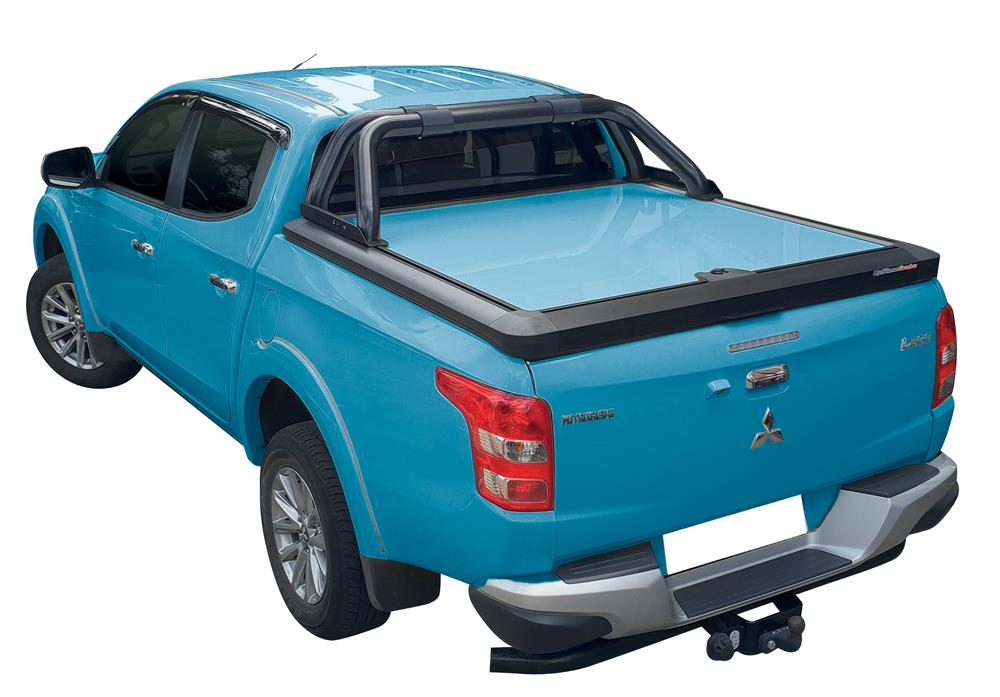 Tonneau Cover Aluminium V2 Mitsubishi L200 Club Cab 2016+ Peint Bleu D23
