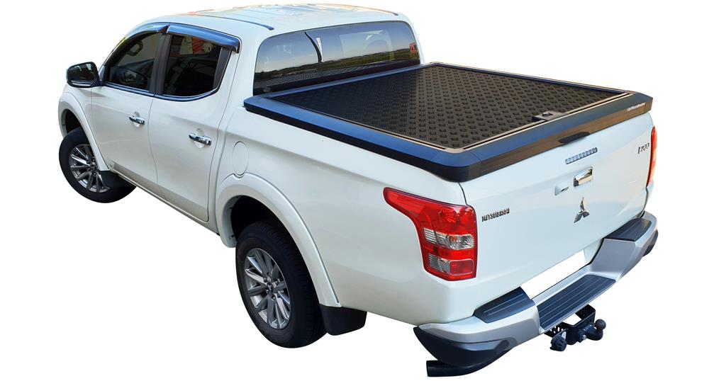 Tonneau Cover Aluminium V2 Mitsubishi L200 Club Cab 2016+ Thermolaque Noir