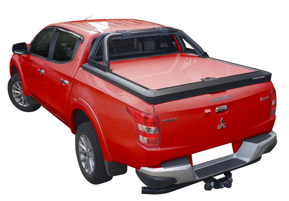 Tonneau Cover Aluminium V2 Mitsubishi L200 Club Cab 2016+ Peint Rouge R59