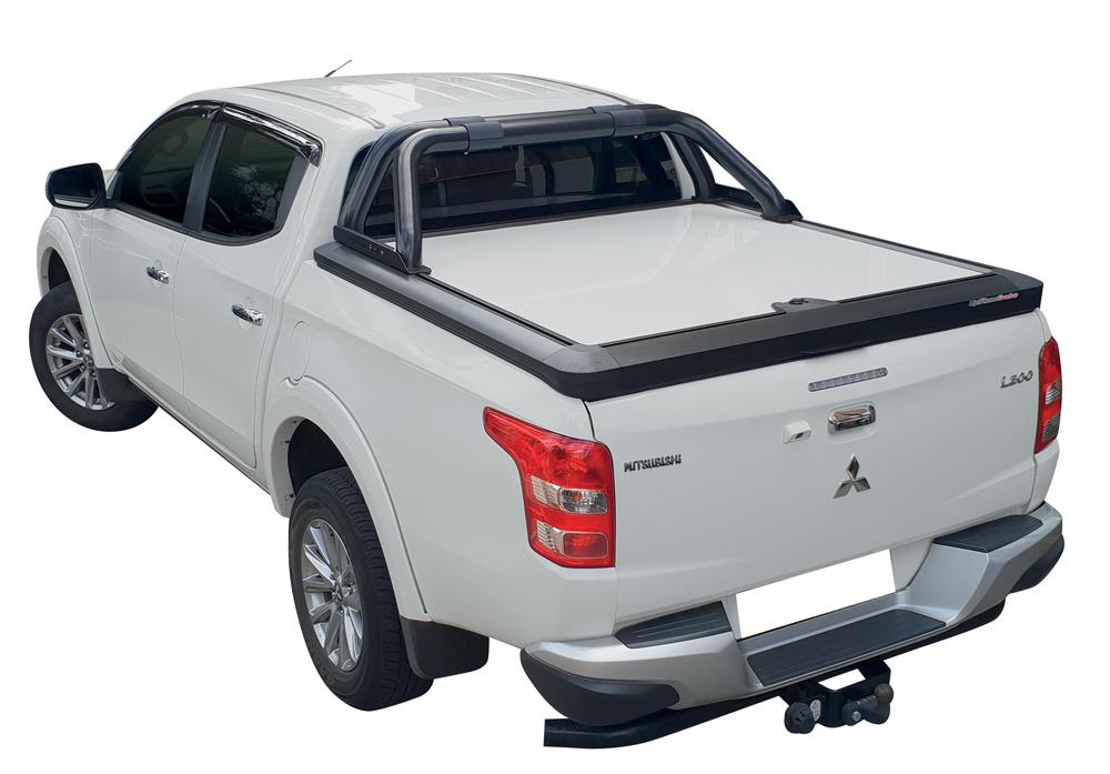Tonneau Cover Aluminium V2 Mitsubishi L200 Club Cab 2016+ Peint Blanc Perle 054