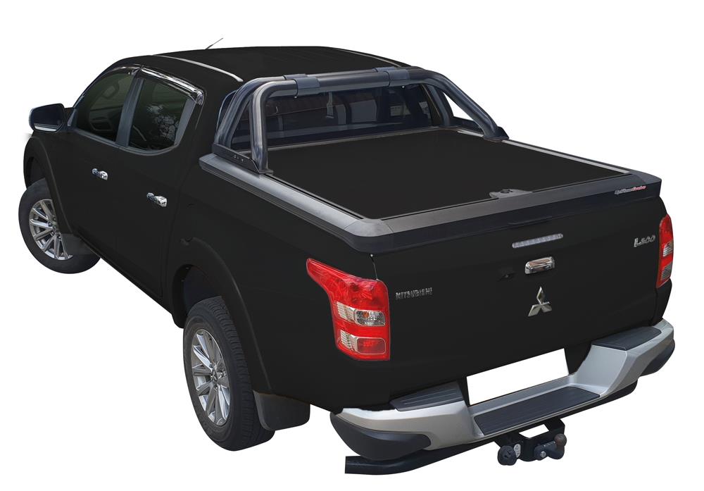 Tonneau Cover Aluminium V2 Mitsubishi L200 Club Cab 2016+ Peint Noir Mica X08