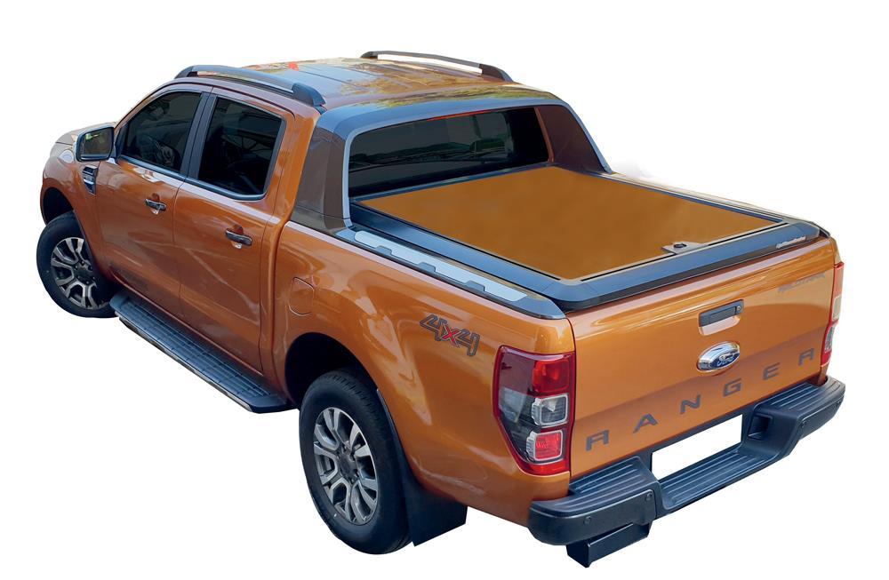 Tonneau Cover Alu V2 Ford Ranger 12+ Super Cab Compatible Roll Bar Wildtrack 37M