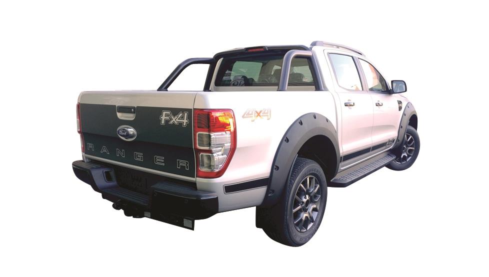 Elargisseurs D'ailes Ford Ranger 2015/2018 Double & Super Cab Abs 6 Pieces