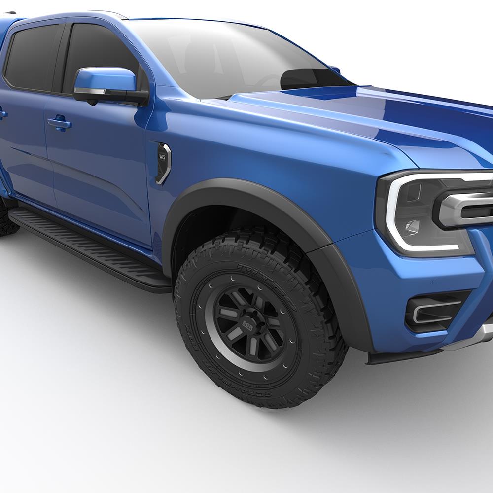 Elargisseurs D'ailes Abs Noir Ford Ranger Xlt+Tremor 2023+ Double Cab