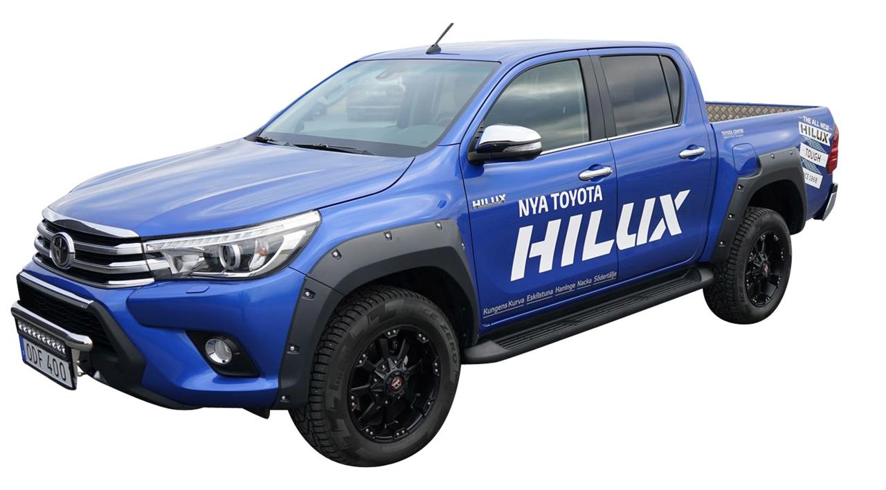 Elargisseurs D'ailes Toyota Hilux 2016/2018 Double Cab 6P Noir Mat