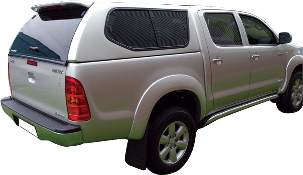 Hard Top Sline Gls Toyota Hilux/vigo 2005/2015 Double Cabine Avec Vitres Gris 1E9