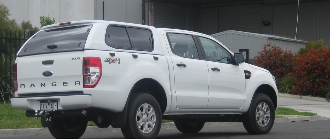 Hard Top Sline Gls Ford Ranger 2012+ Double Cabine Avec Vitres Noir Shadow G9Ze
