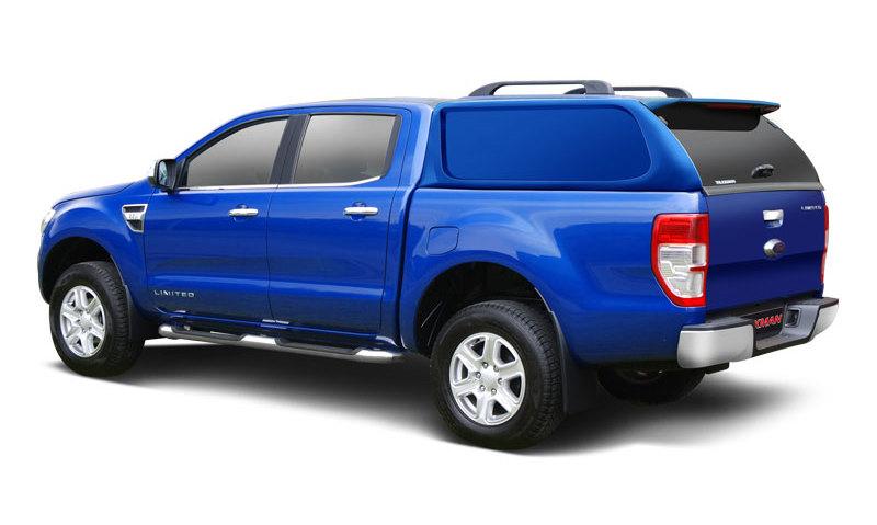 Hard Top Sline Gls Ford Ranger 2012/2022 Super Cabine Sans Vitres Noir Jayc