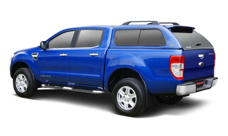 Hard Top Sline Gls Ford Ranger 2012+ Super Cab Avec Vitres Bleu 3Cv