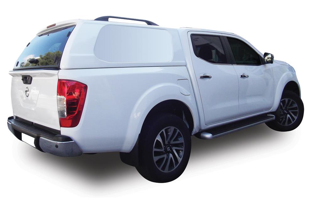 Hard Top Sline Gls Nissan Np300 2016+ King Cab Sans Vitres Blanc Nacre Qab