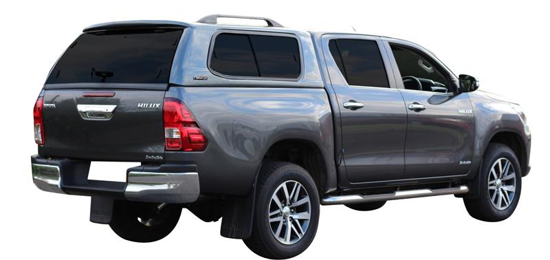Hard Top Sline Gls Toyota Hilux 2016+ Double Cab Avec Vitres Noir 218