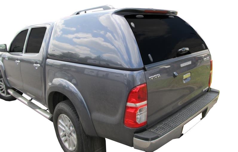 Hard Top Sline Gls Toyota Hilux 2016+ Extra Cab Sans Vitres - Vert Borneo 6S3