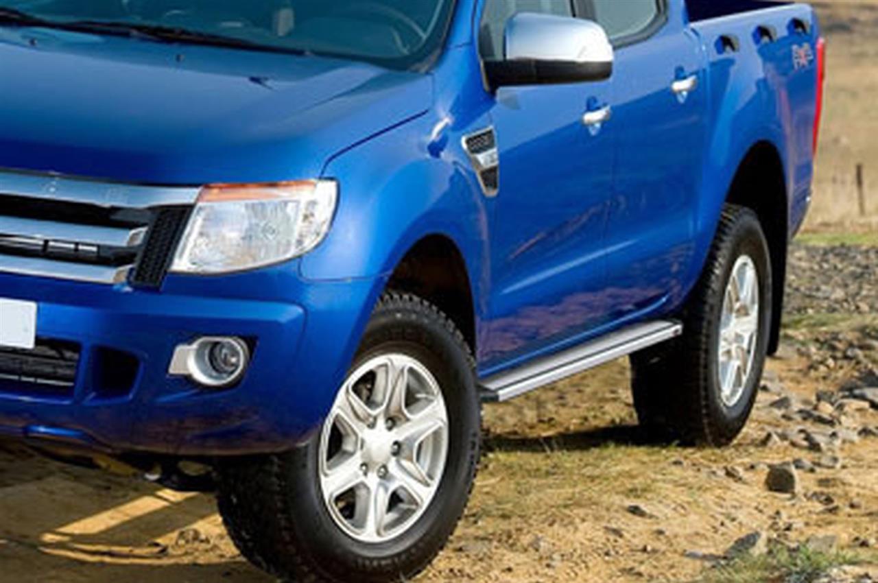 Marche Pieds Alu S50 Ford Ranger 2012 Et 2016+ Double Cab