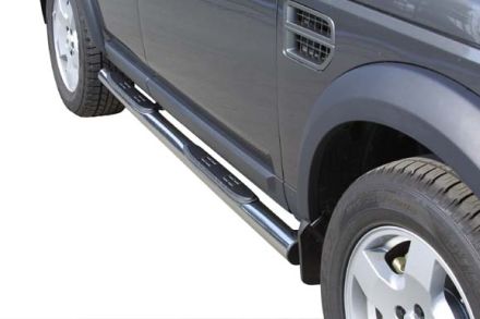 Tubes Marche Pieds Inox Ø76 Land Rover Discovery 3
