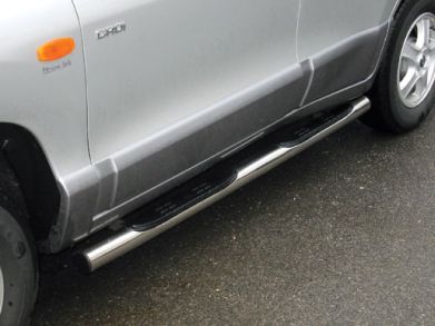 Tubes Marche Pieds Inox Ø76 Hyundai Santa Fe 2000/2005