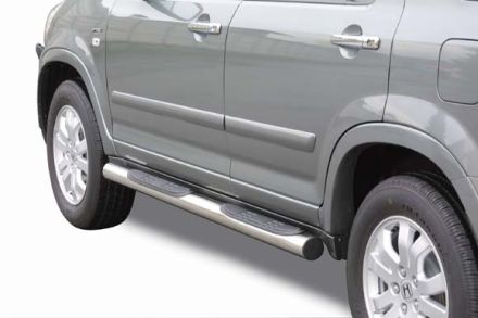 Tubes Marche Pieds Inox Ø76 Honda Crv 2005/2006