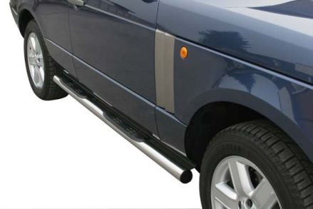 Tubes Marche Pieds Inox Ø76 Land Rover Rangerover 2002/2005