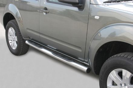 Tubes Marche Pieds Inox Ø76 Nissan Pathfinder 2005+