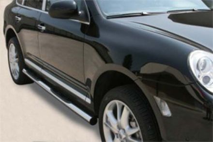 Tubes Marche Pieds Inox Ø76 Porsche Cayenne 2003+
