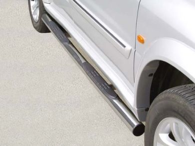 Tubes Marche Pieds Inox Ø76 Suzuki Grand Vitara 2005/2009 5 Portes