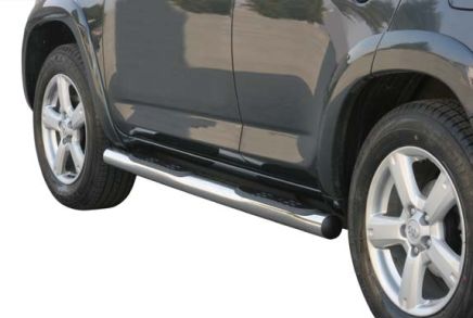 Tubes Marche Pieds Inox Ø76 Toyota Rav 4 2006/2009