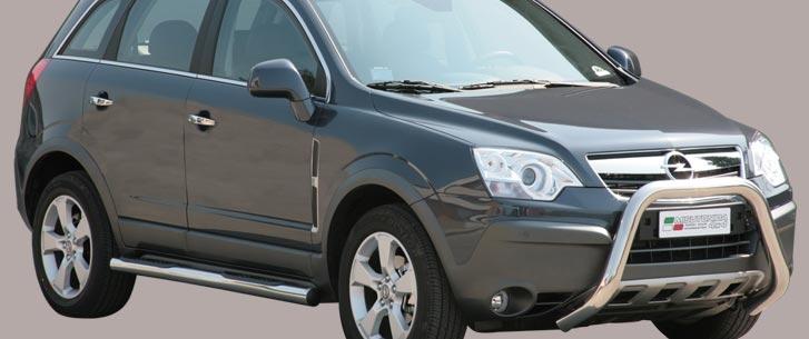 Tubes Marche Pieds Inox Ø76 Opel Antara 2007+