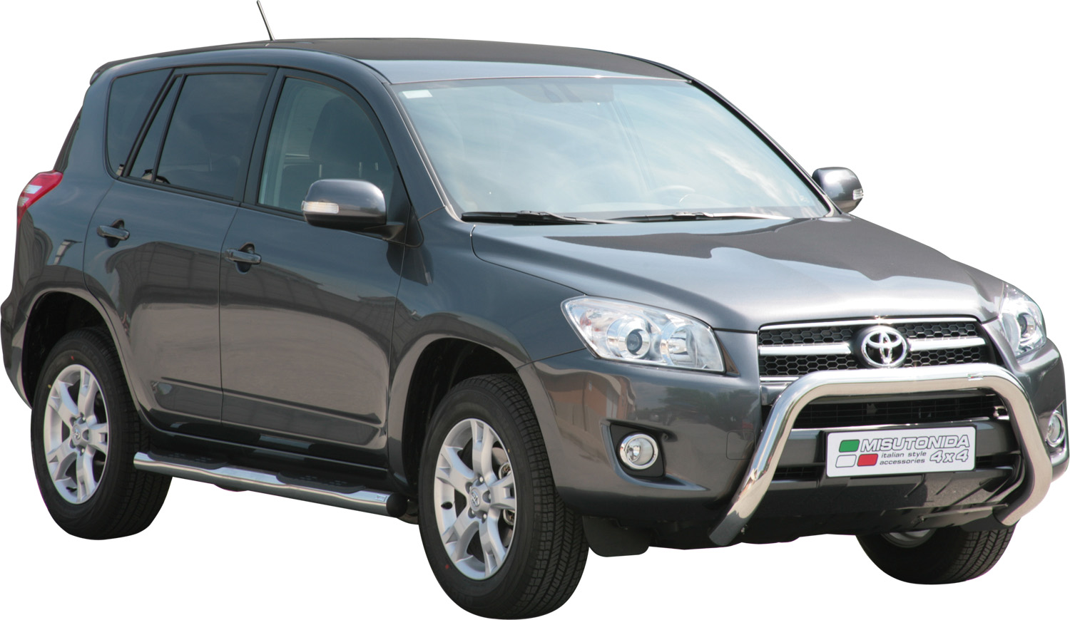 Tubes Marche Pieds Inox Ø76 Toyota Rav 4 2009+