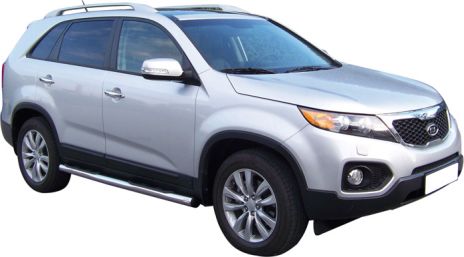 Tubes Marche Pieds Inox Ø76 Kia Sorento 2009+