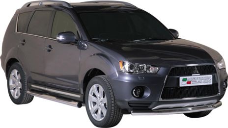Tubes Marche Pieds Inox Ø76 Mitsubishi Outlander 2010+