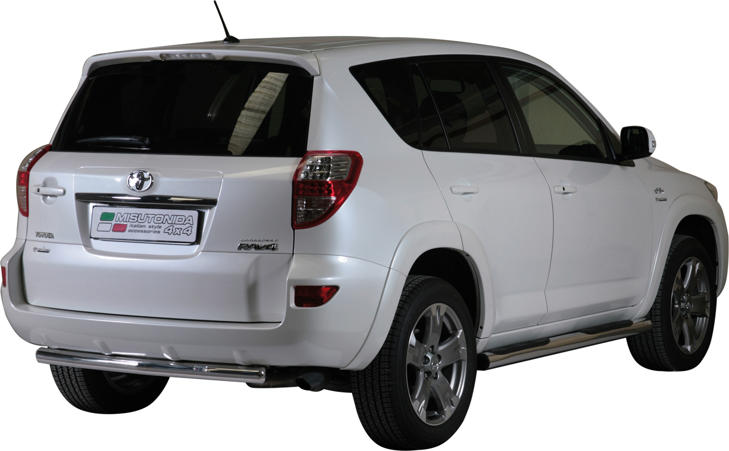 Tubes Marche Pieds Inox Ø76 Toyota Rav4 2010/2012