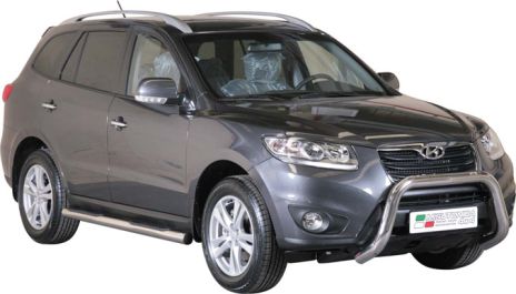Tubes Marche Pieds Inox Ø76 Hyundai Santa Fe 2010/2011