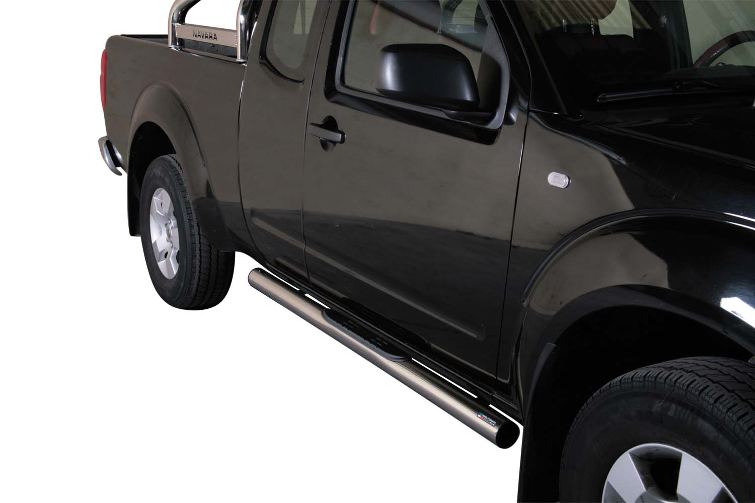 Tubes Marche Pieds Inox Ø76 Nissan Navara 2005+ King Cab