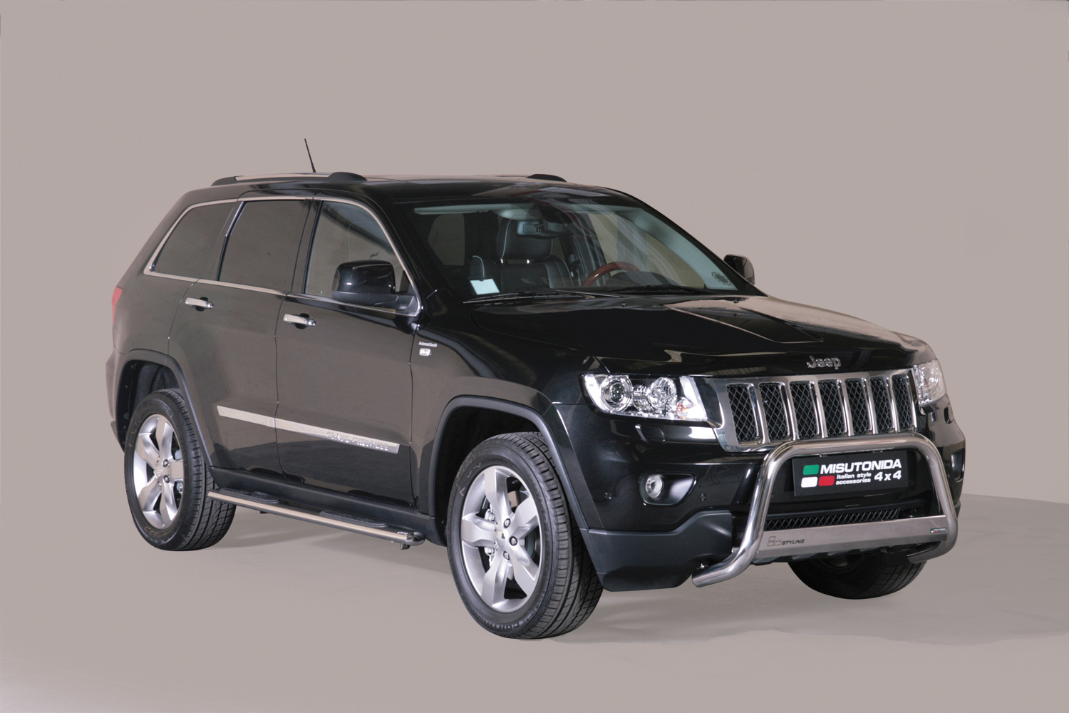 Tubes Marche Pieds Inox Ø76 Jeep Grand Cherokee 2011+
